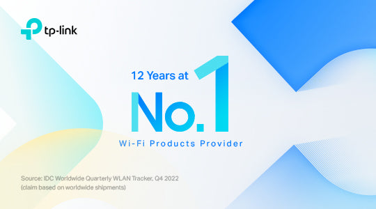 TP-Link: The World’s No. 1 WiFi Product Provider for 12 Years Running