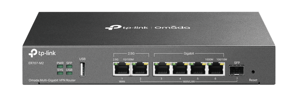 TP-Link Omada Multi-Gigabit VPN Router ER707-M2