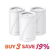 Deco WiFi 7 Tri-Band BE10000 Mesh System 3 Pack (Deco BE63)