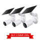 Sun-Powered Bundle – Tapo SolarCam 3-Pack White | Wire-Free Security