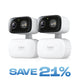 2K Pan/Tilt Indoor/Outdoor Security Camera, Tapo C216 2-Pack