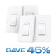 2-Sets Matter-Certified Smart Dimmer 3-Way Light Switch, Tapo S515D Kit