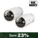 MagCam 4K Ultra HD Battery Powered Camera, Tapo C460 2-Pack