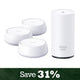 Deco Wi-Fi 7 Dual Band BE5000 Mesh Wi-Fi System,  3 Indoor + 1 Outdoor Unit (BE25 3 pack & BE25-Outdoor)