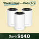 Deco WiFi 6E Tri-Band AXE5400 Mesh System 3 Pack (Deco XE75)