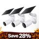 SolarCam 1080p Wire-Free Sun-Powered Bundle, Tapo C402 Kit 3-Pack