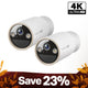 MagCam 4K Ultra HD Battery Powered Camera, Tapo C460 2-Pack