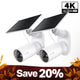 MagCam 4K Solar Ultra HD Outdoor Security Camera with Solar Panel, Tapo C460 Kit 2-Pack