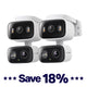 2K Dual Lens Pan/Tilt Indoor/Outdoor Security Camera, Tapo C246D HybridCam Duo 2-Pack