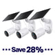 SolarCam 1080p Wire-Free Sun-Powered Bundle, Tapo C402 Kit 3-Pack
