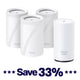 Wi-Fi 7 Outdoor Mesh System Bundle, Deco BE63 3-pack & BE25-Outdoor