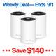Wi-Fi 6E Tri-Band AXE5400 Mesh System, Deco XE75 3-Pack
