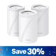 Wi-Fi 7 Tri-Band BE10000 Mesh System, Deco BE63 3-Pack