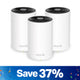 Wi-Fi 6E Tri-Band AXE5400 Mesh System, Deco XE75 3-Pack