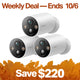 3-Pack MagCam Bundle 2K Wireless Camera Tapo C425