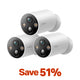 MagCam 2K Wireless Battery Powered Camera, Tapo C425 3-Pack
