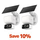2K Floodlight Solar 360° Pan/Tilt Security Camera, Tapo C615F Kit 2-Pack