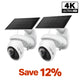 VistaCam 360 4K Solar Outdoor Pan/Tilt Security Camera, Tapo C660 KIT 2-Pack