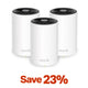 Wi-Fi 6E Tri-Band AXE5400 Mesh System, Deco XE75 3-Pack