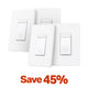 Matter-Certified Smart Dimmer 3-Way Light Switch, Tapo S515D Kit 2-Sets