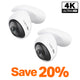 VistaCam 360 4K Pan/Tilt Outdoor Security Camera, Tapo C560WS 2-Pack