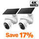 VistaCam 360 4K Ultra HD Outdoor Pan/Tilt Security Camera with Solar Panel, Tapo C660 KIT 2-Pack
