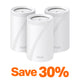 Wi-Fi 7 Tri-Band BE10000 Mesh System, Deco BE63 3-Pack