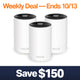Wi-Fi 6E Tri-Band AXE5400 Mesh System, Deco XE75 3-Pack