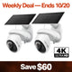 VistaCam 360 4K Ultra HD Outdoor Pan/Tilt Security Camera with Solar Panel, Tapo C660 KIT 2-Pack