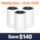 Wi-Fi 6E Tri-Band AXE5400 Mesh System, Deco XE75 3-Pack