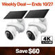 VistaCam 360 4K Solar Outdoor Pan/Tilt Security Camera, Tapo C660 KIT 2-Pack