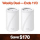 Wi-Fi 7 Tri-Band BE10000 Mesh System, Deco BE63 2-Pack