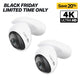 VistaCam 360 4K Pan/Tilt Outdoor Security Camera, Tapo C560WS 2-Pack