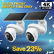 VistaCam 360 4K Solar Outdoor Pan/Tilt Security Camera, Tapo C660 KIT 2-Pack