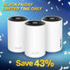 Wi-Fi 6E Tri-Band AXE5400 Mesh System, Deco XE75 3-Pack