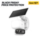 2K Floodlight Solar 360° Pan/Tilt Security Camera, Tapo C615F Kit