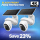 VistaCam 360 4K Solar Outdoor Pan/Tilt Security Camera, Tapo C660 KIT 2-Pack