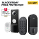 Front Door Security Bundle – 2K Video Doorbell Camera + Keyless Door Lock