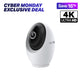 4K Ultra HD Pan/Tilt Dual-Band WiFi Indoor Security Camera, Tapo C260 RoomCam 360