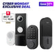 Front Door Security Plus Bundle – 2K Video Doorbell Camera + Fingerprint Door Lock