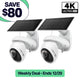 VistaCam 360 4K Solar Outdoor Pan/Tilt Security Camera, Tapo C660 KIT 2-Pack
