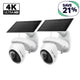 VistaCam 360 4K Solar Outdoor Pan/Tilt Security Camera, Tapo C660 KIT 2-Pack