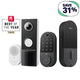 Front Door Security Plus Bundle – 2K Video Doorbell Camera + Fingerprint Door Lock