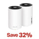 Wi-Fi 6E Tri-Band AXE5400 Mesh System, Deco XE75 2-Pack