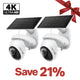 VistaCam 360 4K Solar Outdoor Pan/Tilt Security Camera, Tapo C660 KIT 2-Pack