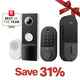 Front Door Security Plus Bundle – 2K Video Doorbell Camera + Fingerprint Door Lock