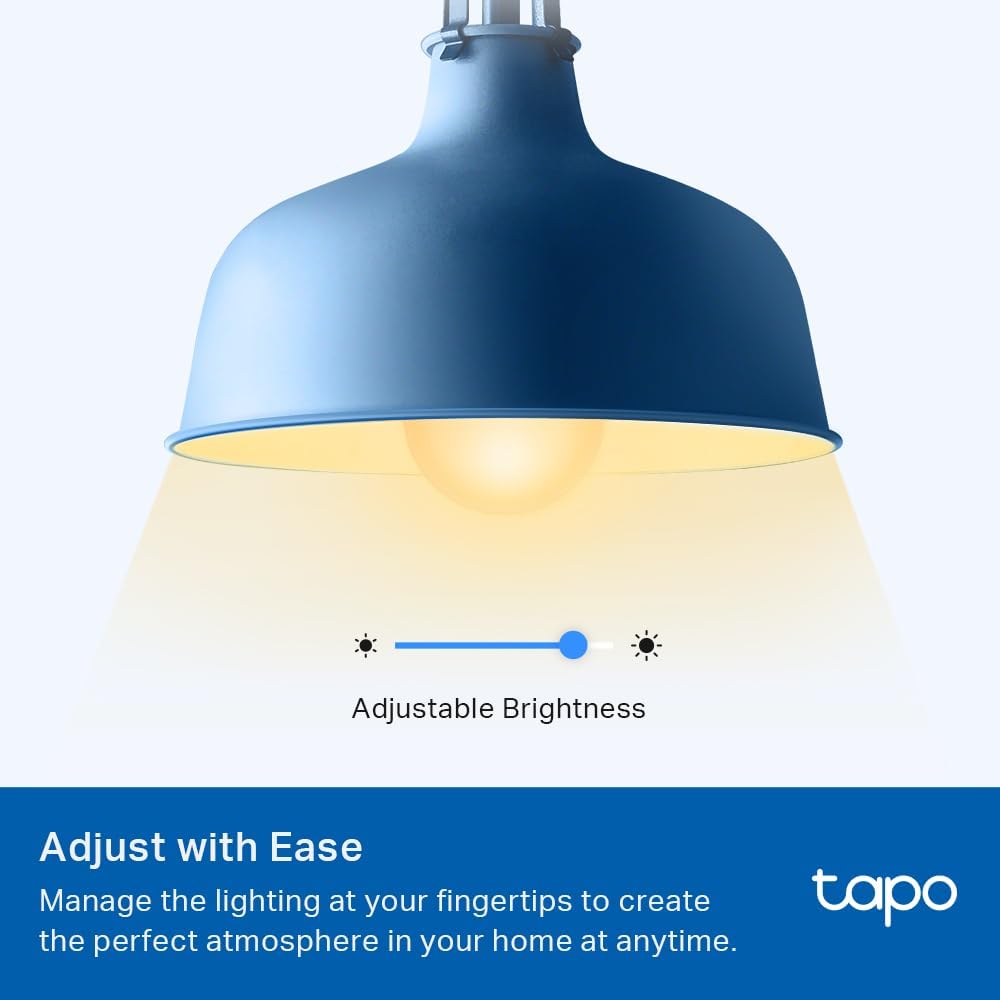 Tapo Smart Wi-Fi Dimmable Light Bulb 4-Pack