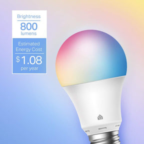 Kasa Smart Light Bulbs, Dimmable, Works with Alexa and Google Home, No Hub Required, KL125P2