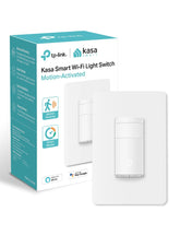 Kasa Smart Wi-Fi Motion Sensor Switch, Single Pole, 2.4GHz Wi-Fi Light Switch, Works with Alexa & Google Home, KS200M