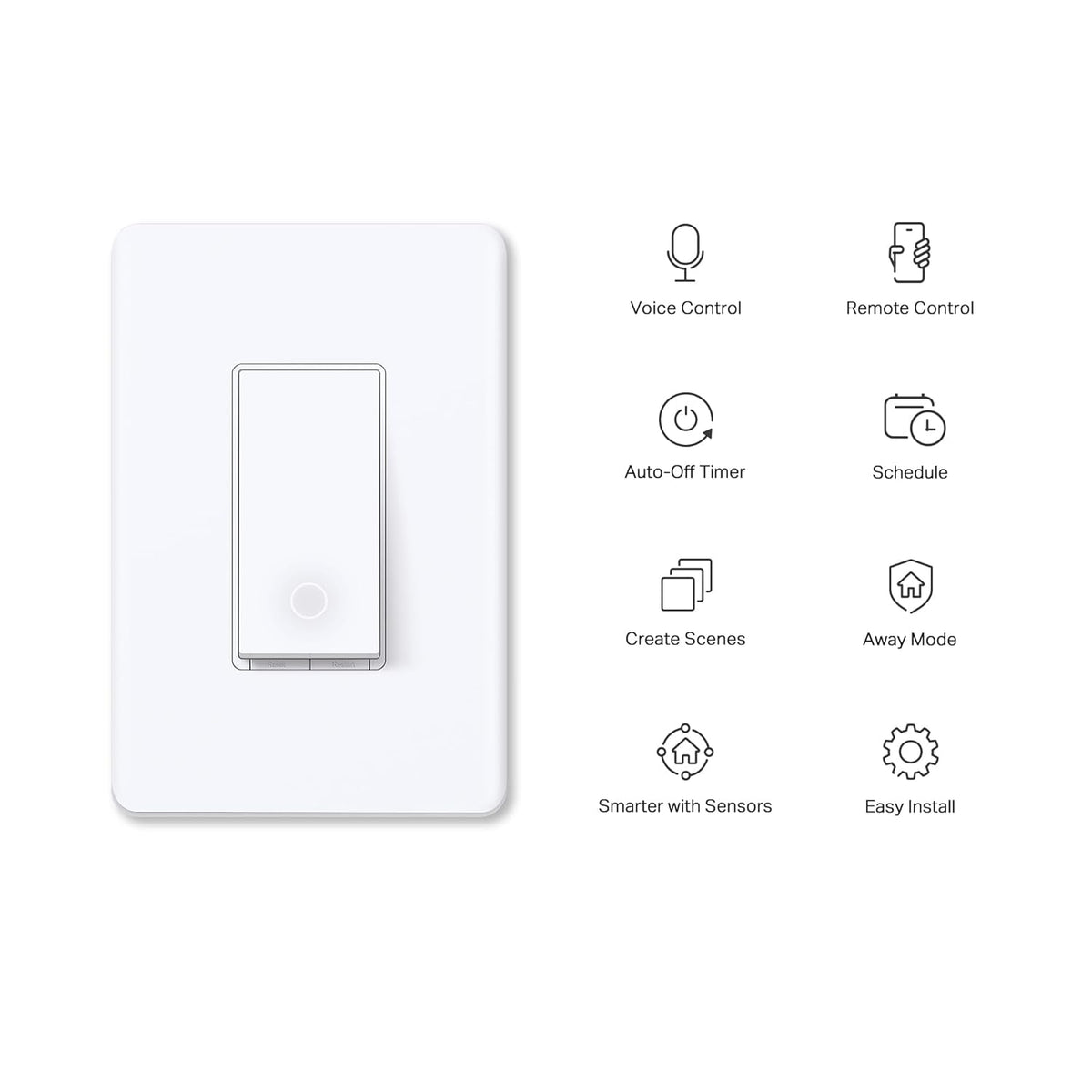 Tapo Smart Wi-Fi Rocker Switch 4-Pack